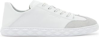 Jimmy Choo London Diamond Flex Leather Sneakers - White - 44 (IT44 / UK10)