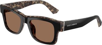 Dolce & Gabbana DG4515 341773 Mens Sunglasses Black Size 52