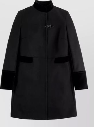 Fay virgin wool single-breasted coat