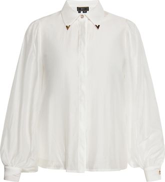 Faina Overhemd Dames wit