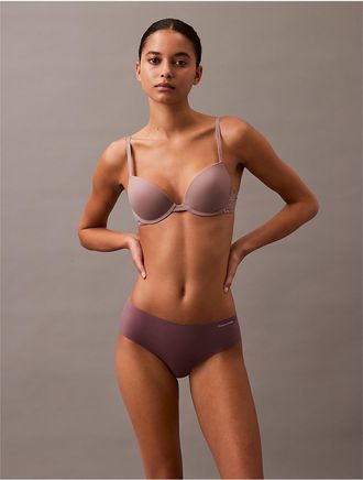 Calvin Klein Womens Invisibles High Rise Brief - Grey - XS