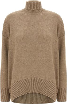 Brunello Cucinelli Brown Sequin sweater