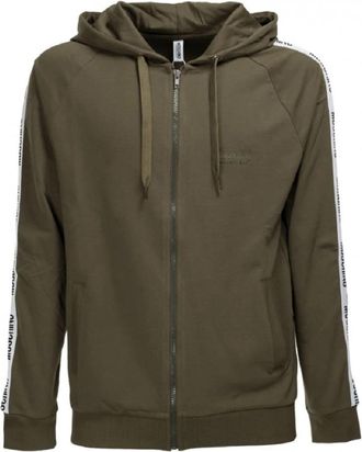 Moschino Zip Hoodie - Heren - Vesten met rits - Groen - XL - Katoen - Hoodies & sweatvesten