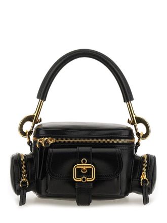 Chlo&eacute; Womens Leather Camera Bag Black Domestic Shoulder