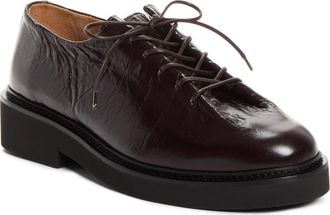 Jacques Solovi&egrave;re Eddy Wholecut Shoe in Crackled Dk Brn at Nordstrom, Size 41.5