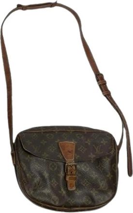 Louis Vuitton Pre-owned Vintage Cross Body Bag - Dames - Vintage Schoudertas - Bruin - ONE Size - Leer - Vintage