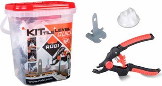 Rubi Nivelador Alb. Ceramica 100 Campanas+100 Bridas+ 1 Tenaza Ti