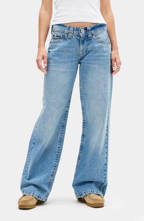 BDG Kayla Low Rider Wide Leg Jeans in Light Vintage at Nordstrom Rack, Size 25 X 32