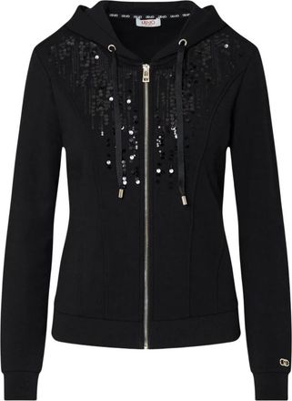 Liu Jo ECS Felpa Aperta - Sweatshirts & Hoodies - Mujer - Negro - XS