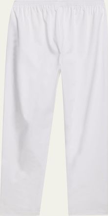 Eskandar Cotton Stretch Tapered Regular Trousers