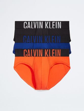 Calvin Klein Mens Intense Power Micro 3 Pack Hip Brief - Multi - XL