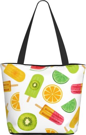 AOOEDM Fruit And Ice-Cream Ladies Shopping Bag 13x11x7in.The Perfect ValentineS Day Gift.It Is The Best ValentineS Day Gift For Mom, Daughter, Wife,Etc