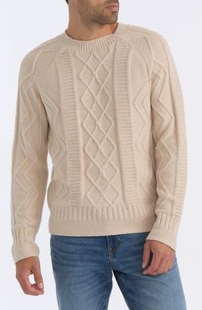 Hunter Cable Knit Sweater in Cream at Nordstrom Rack, Size X-Large