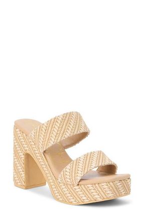 Matisse Footwear Gem Platform Sandal in Tan at Nordstrom, Size 10