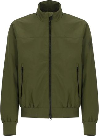 Save The Duck Groene Waterdichte Tech Stof Jas - Heren - Bomber jackets - Groen - XL - Jassen