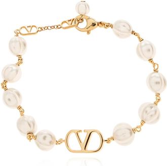Valentino Garavani VLogo Signature Armband - Dames - Armbanden - Geel - M - Accessoires