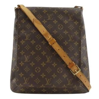 Louis Vuitton Pre-owned Cross Body Bags, female, Brown, Size: ONE SIZE Pre-owned Musette Monogram Shoulder Bag