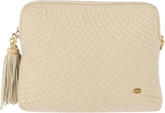 Bally Pre-owned Leren Crossbodytas - Dames - Vintage Schoudertas - Beige - ONE Size - Leer - Vintage