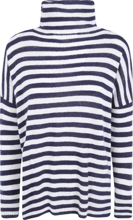 base Sweater Turtleneck B8513.602 593 Beige Blue