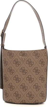 Guess Meridian Bucket Bag - Dames - Schoudertassen - Beige - ONE Size - Tassen