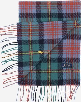 Polo Ralph Lauren Mens Wool Scarf Multicolour Scarfs