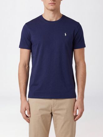 Polo Ralph Lauren T-shirt slim fit in cotone con logo ricamato e girocollo