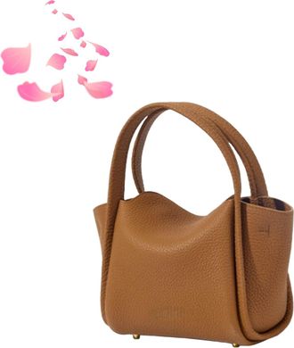 Generic Womens Mini Cowhide Leather Bucket Bag, Classic Shoulder Light Handbag Crossbody Fashion Wallet Removable Shoulder Strap (Brown)