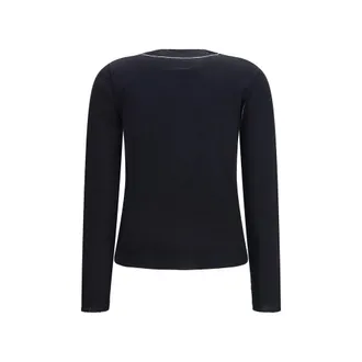 Maison Margiela Merino Wool-Blend Sweater - Black