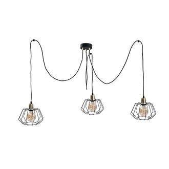 Netlighting Luna Cluster Pendant Ceiling Light Gold 3x E27