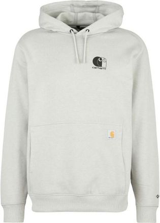 Carhartt Work in Progress Signature Logo Sweatshirt Hoodie f&uuml;r Herren | grau