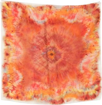 Zimmermann Silky Scarves, female, Multicolor, Size: ONE SIZE Printed Silk Square 55