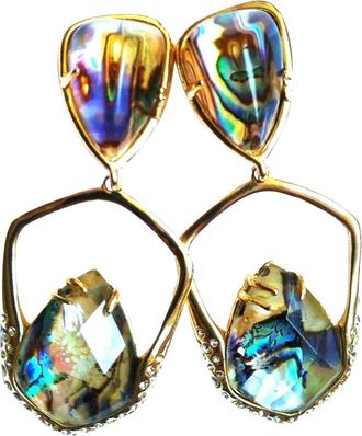 Alexis Bittar Alexis Bitter Miss Havisham Kinetic Gold Moonstone Earrings