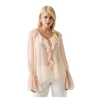 Marciano Dames, Blouses & Shirts, Roze, Maat: XS Viscose