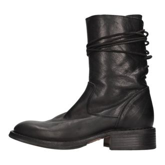 Fiorentini + Baker Adina-19 Enkellaars - Dames - Veterlaarzen - Zwart - 37 1/2 EU - Leer - Schoenen