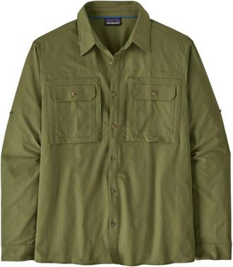 Patagonia L/S Self Guided Sun Shirt Hemd f&uuml;r Herren | oliv