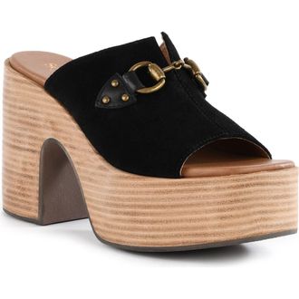 Seychelles Take the Lead Platform Sandal in Black at Nordstrom, Size 8.5