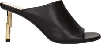 Lanvin Heeled Mules, female, Black, Size: 6 US High Heel Pumps