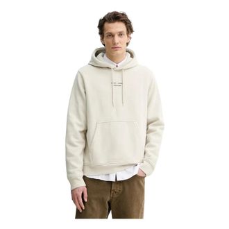 Sams&oslash;e & Sams&oslash;e Hoodies & sweatvesten, Heren, Beige, S, Katoen, Samarcus Hoodie