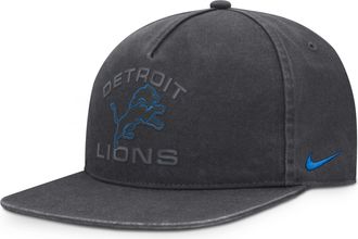 Nike Detroit Lions Primetime Pro Nike Mens NFL Adjustable Hat in Grey | NF5706F9J-6CZ