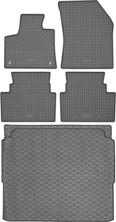 OEM Juego De Alfombrillas De Goma Para Coche Y Alfombrilla Para Maletero Para Citro&euml;n C5 Aircross Crossover (2017)