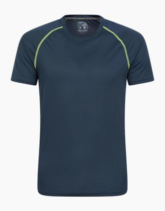 Mountain Warehouse Mens Mountain Warehouse Mens Aero II IsoCool T-Shirt - Navy - Size: 34