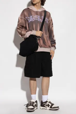 Diesel Hoodie S-BOXT-HOOD-SHOW, Mens, Brown