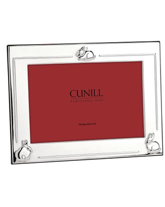 Cunill 6X4in Sterling Silver Bunnies Frame