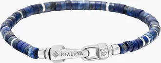 Nialaya Lapis Heishi Bracelet in Blue Lapis at Nordstrom, Size X-Large