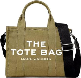 Marc Jacobs The Canvas Small Tote Bag - Dames - Handtassen - Groen - ONE Size - Katoen - Tassen