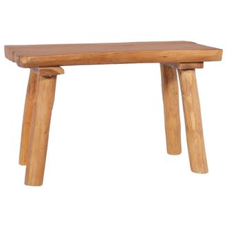 vidaXL Banco De Jard&iacute;n De Madera Maciza De Teca 80 Cm Vidaxl