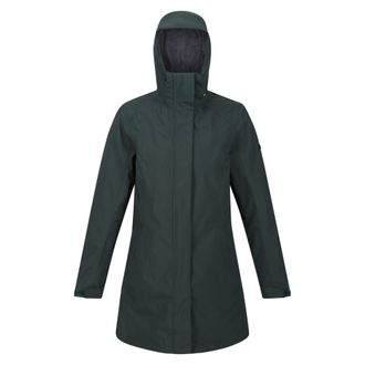 Regatta Womens/Ladies Denbury IV 2 in 1 Waterproof Jacket (Darkest Spruce/Black) - Forest Green - Size 18 UK