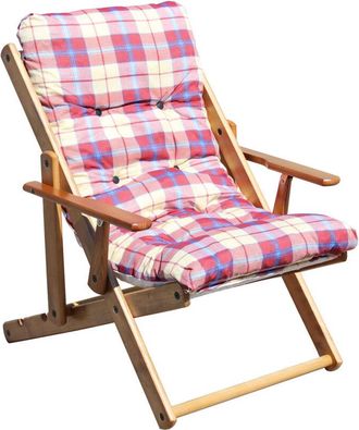 Milani Home Milani Home - faggi - poltrona sdraio 3 posizioni completo di cuscino