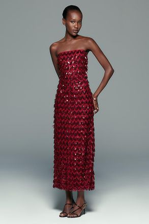 Saylor Brynhild Strapless Maxi Dress