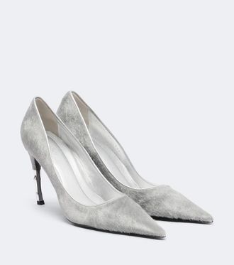 Gucci Salones Castello de pelo de becerro